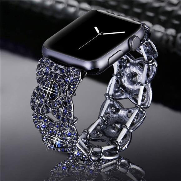 Bling Bands for Compatible with Apple Watch Ultra Iwatch Series 9 8 7 6 5 4 3 2 - Picture 4 of 7